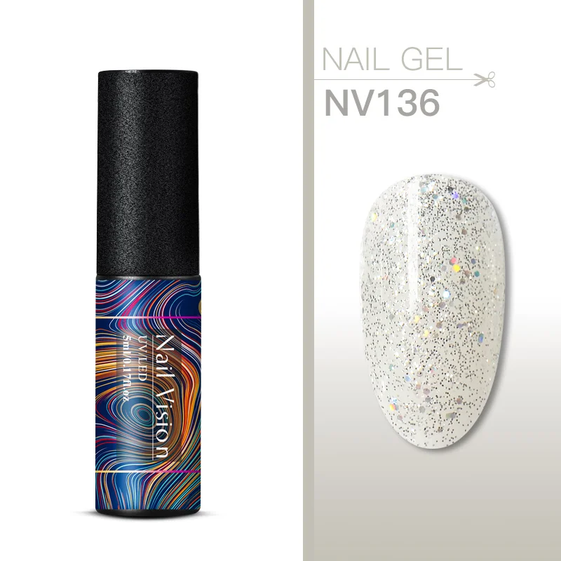 Nail Vision 5 мл УФ-набор гель-лаков для ногтей блестки замачиваются долговечный Гель-лак для ногтей маникюрный лак - Цвет: S06731