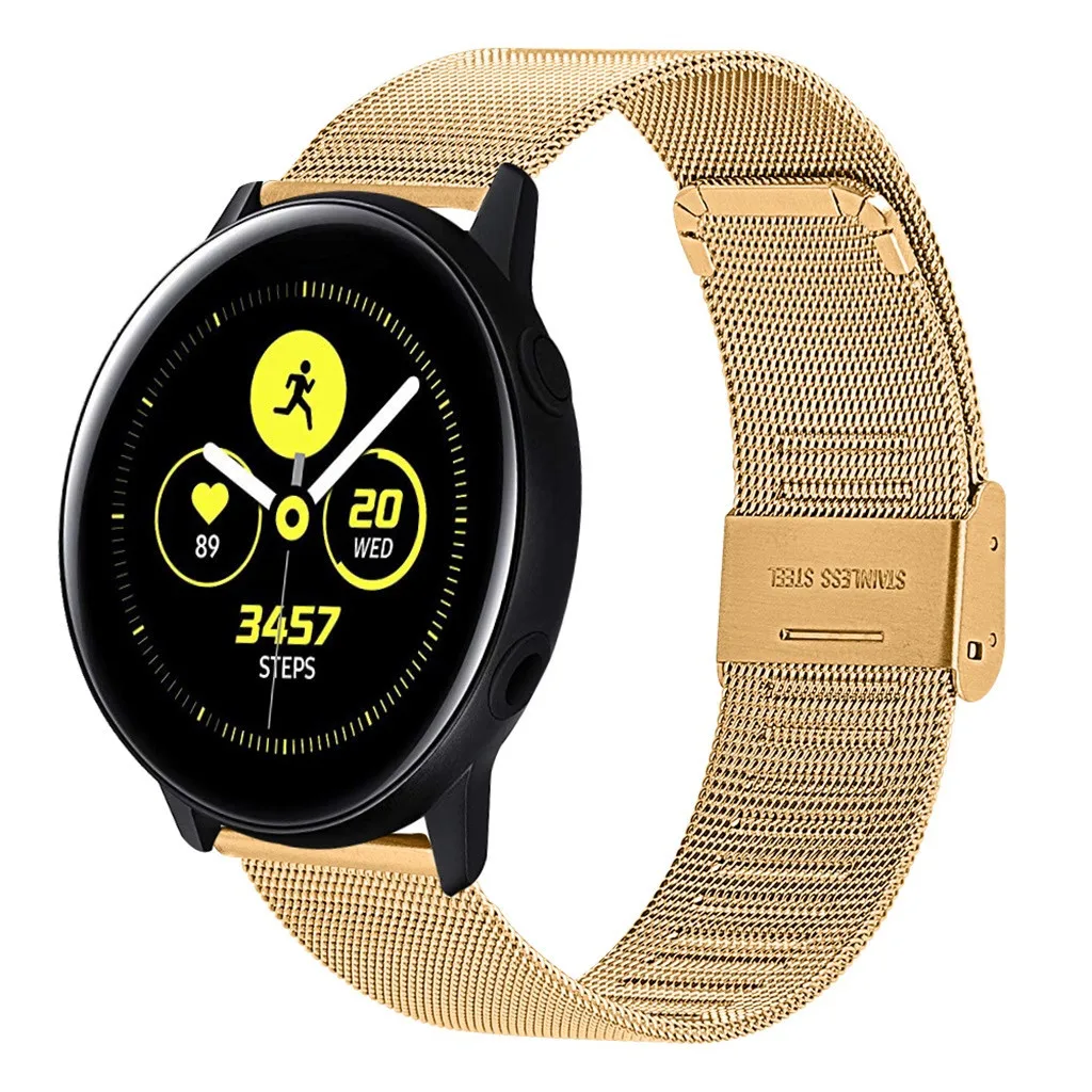 Ремешок сменный для наручных часов Samsung Galaxy Watch 3 41 45 Active 2 40/44 мм active 1 gear спортивные