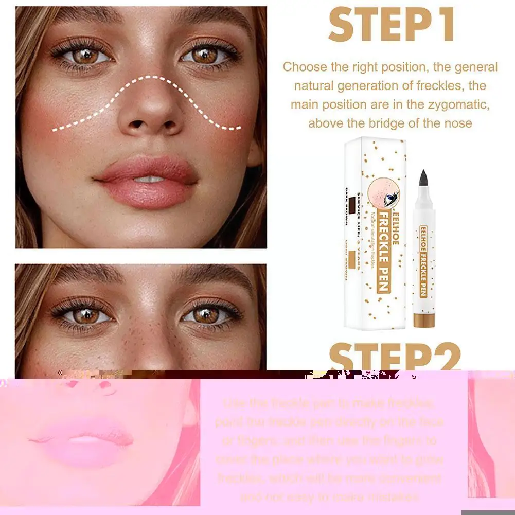 Естественная Реалистичная ручка для пятен в виде веснушек точное удаление