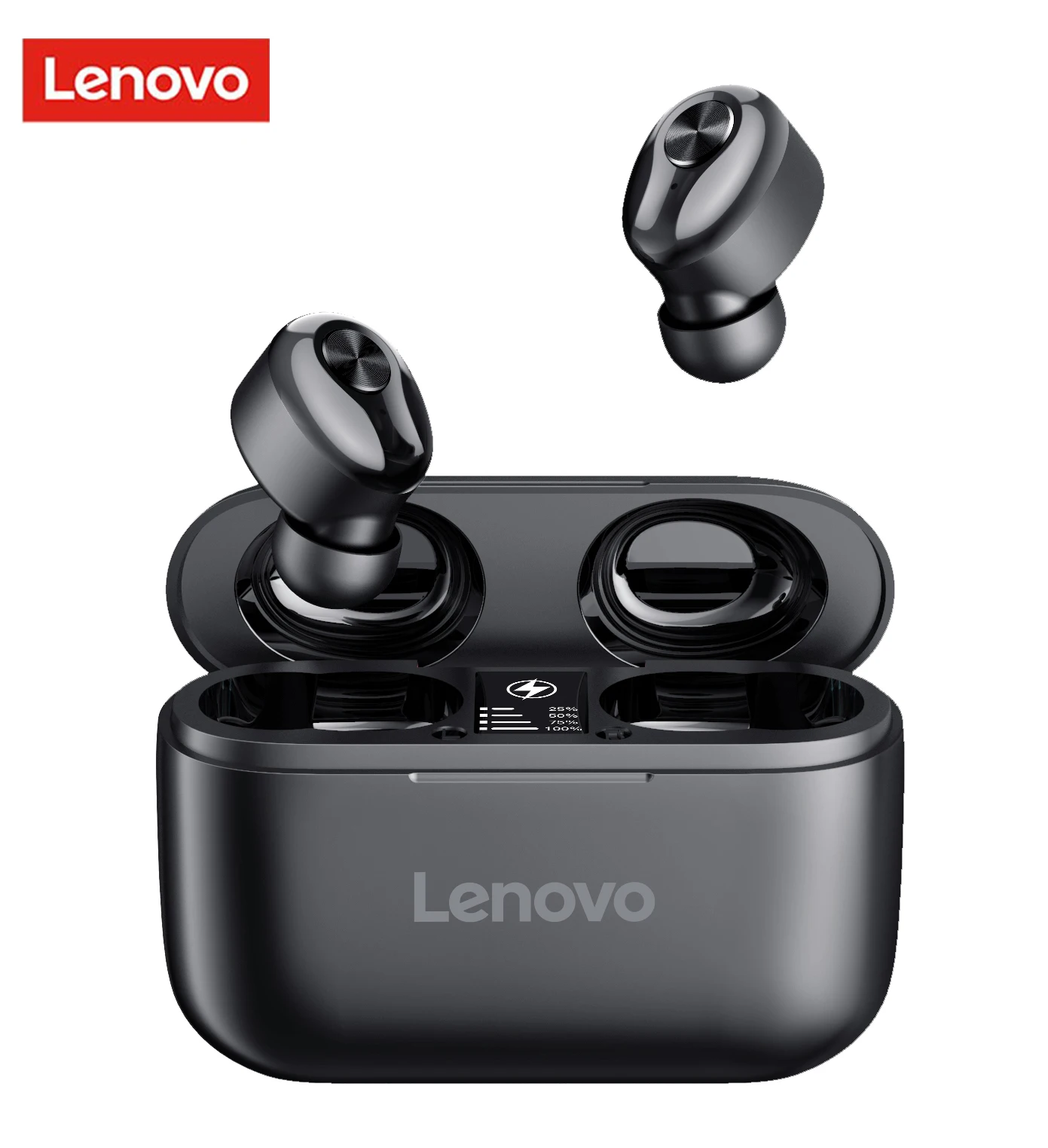 

Lenovo HT18 TWS Wireless Headphone Bluetooth 5.0 Earphone 1000mAh Battery LED Display Earbuds HiFi Stereo Bass Headset For Sport