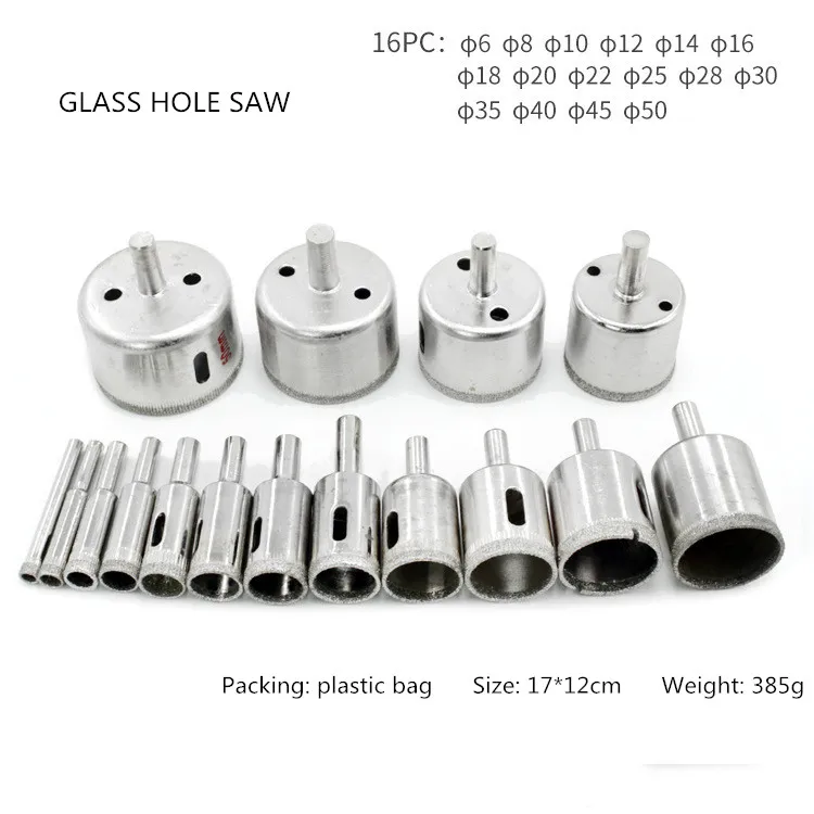 Стекло Расширитель отверстий 10 шт. сделать отверстия на глазурованная плитка