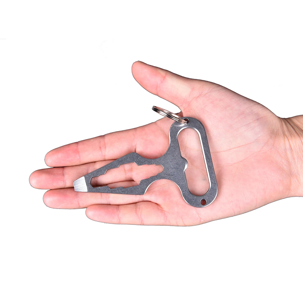 

Defensive tools Multi-tools internal angle wrench/screwdriver/bottle opener/screwdriver Stainless Steel