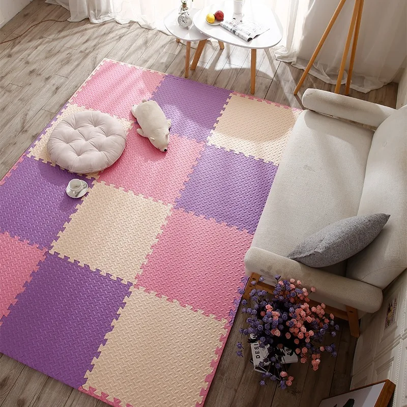 

New Foam Mat Stitching Thickened Children's Anti-fall Crawl Mat Bedroom Climbing Mat Large Area Sponge Floor