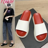 tghdof2022 new womens summer slippers breathable and cool beach sandals flip flops fish mouth womens slippers lightweight
