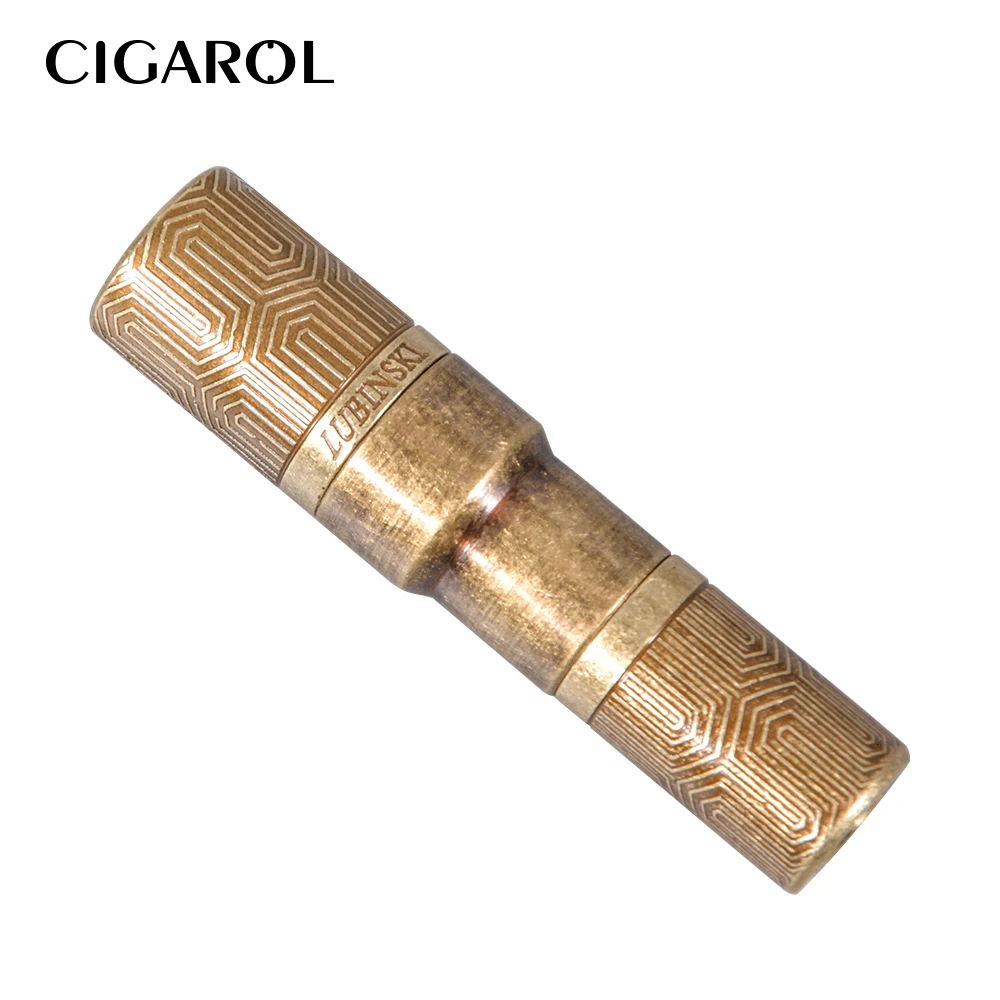 Сигаретный медный дырокол для сигар инструменты курения портативное освещение с