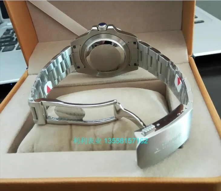 40 мм Parnis с сапфирами Кристалл 21 jewels GMT автоматическое машинное движение Мужские