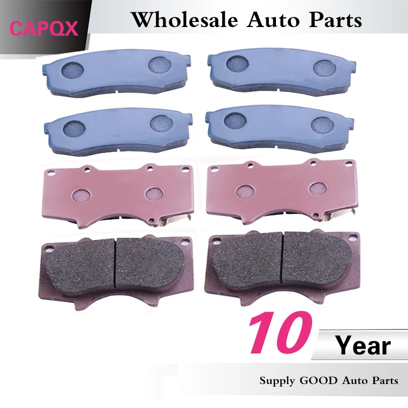 Передние и задние тормозные колодки CAPQX 2 шт. 04465 35290 04466 60020 для GX470 Land Cruiser J120 150 2002 2009