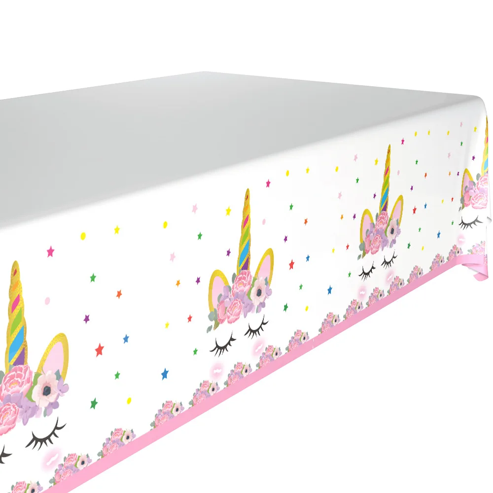 

18 Inch Unicorn Balloon 3D Unicorn Aluminum Film Tableware Napkin Birthday School Graduation Party Decoration Children's Toys