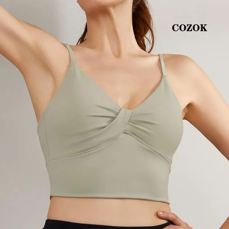 

Новый стиль, Женский Быстросохнущий скрученный бюстгальтер, нижнее белье, привлекательный спортивный бюстгальтер для занятий йогой, высок...