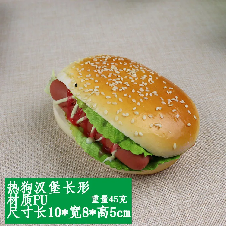 

Simulation Bread Model Food Photo Props Artificial Hamburger Fake Sandwich Food Funny Toys Fast Food Shop Display Decor