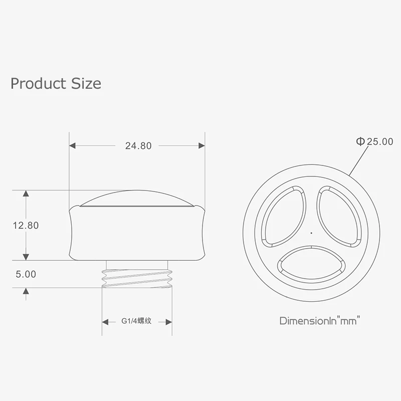 Черный серебристый воздушный клапан Bykski аксессуар для компьютерного чехла с
