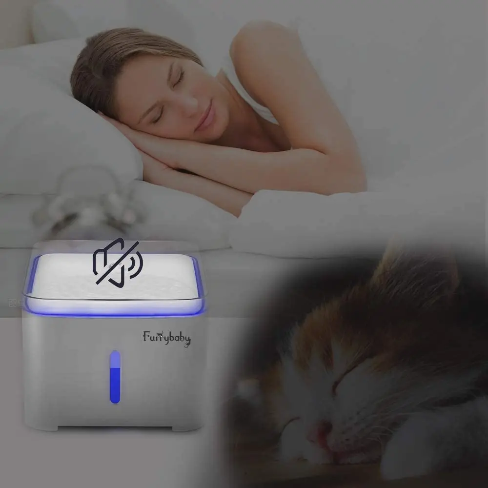 Домашнее животное кошка фонтан воды 2L автоматический собака диспенсер для