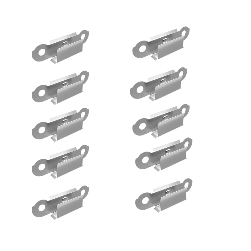 

10Pc UM2/3 Stainless Steel Hot Bed Fixing Clips Clamp for 3D Printer Heated Bed /Glass Plate Platform Tools Retainer