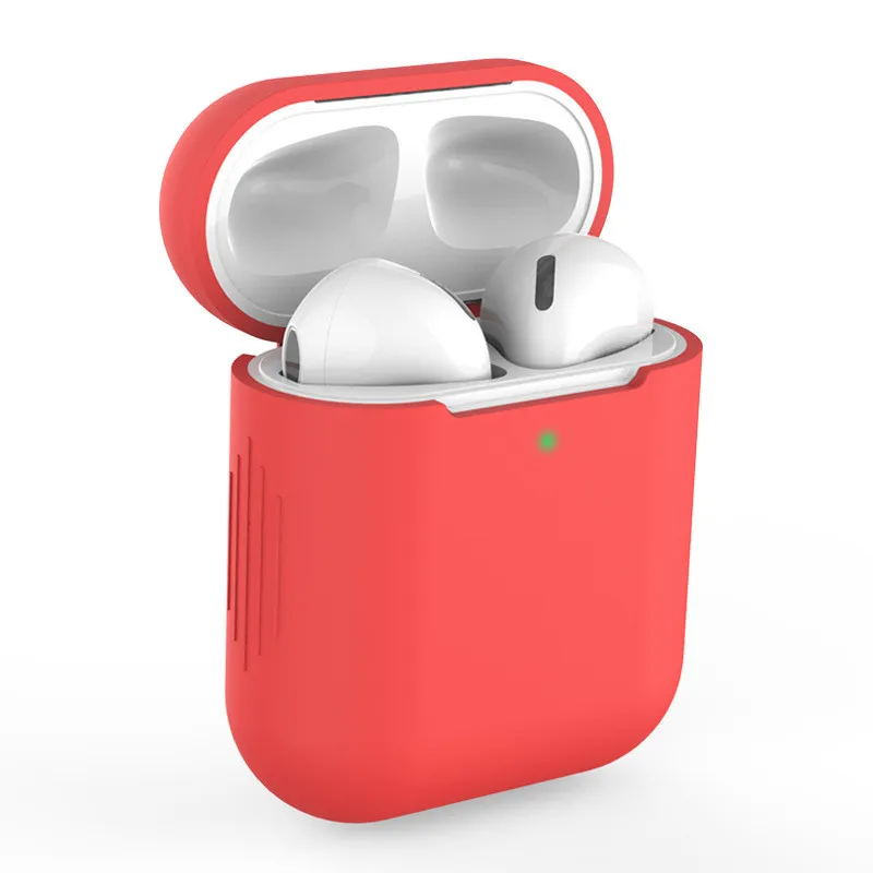 ТПУ Силиконовые чехлы для Airpods 1/2 защитный аксессуар чехол прозрачный Ультратонкий чехол противоударный держатель для Air Pods 2nd