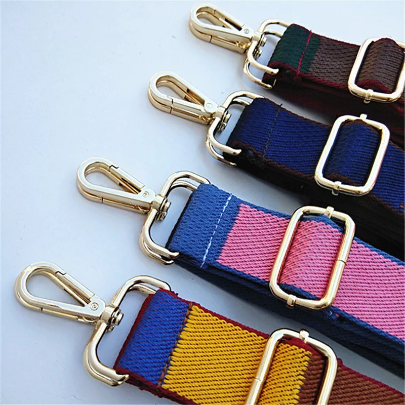 Новый цветной холщовый ремешок HJKL для сумок Регулируемый универсальный