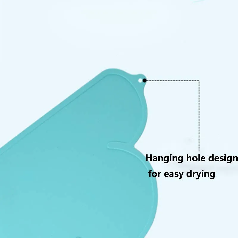 Коврик для детской тарелки в форме облаков 1 шт. пищевой силиконовый коврик стола