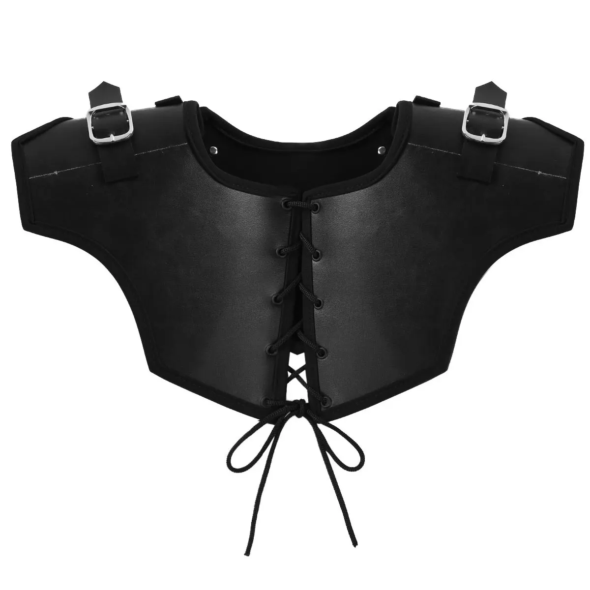 Мужская защитная накладка на шею из искусственной кожи ручной работы |