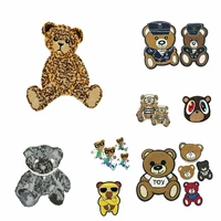 large embroidery big bear animal cartoon patches ee 34