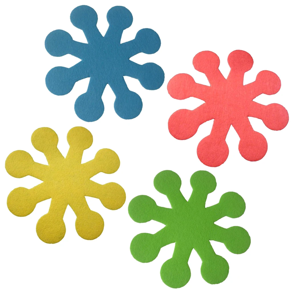 4 шт. подставки для горшков защитные устойчивые Настольный коврик