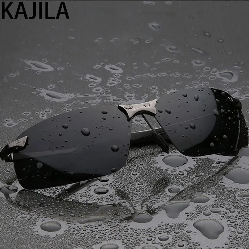 Солнцезащитные очки Мужские поляризационные прямоугольной формы в винтажном