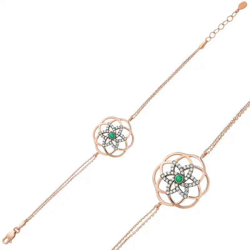 

Серебряный женский браслет Silverlina Life of Flower