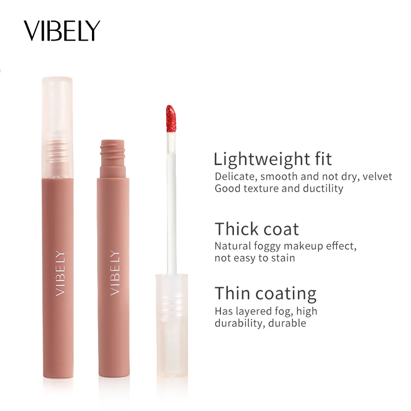 Новое поступление матовая бархатная Глянцевая водостойкая стойкая блеск для губ