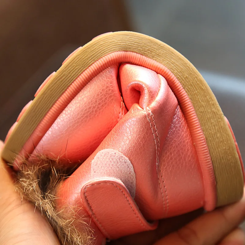 ENWAYEL 2020 г. зимняя детская обувь для девочек очень теплые зимние ботинки на меху