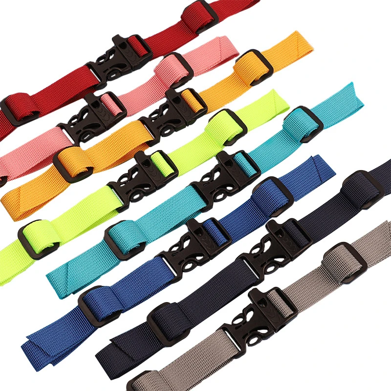 

Durable Camping Backpack Chest Harness Strap Adjustable Dual Release Buckle Bag Parts Accessories Nylon Students School Bag Part