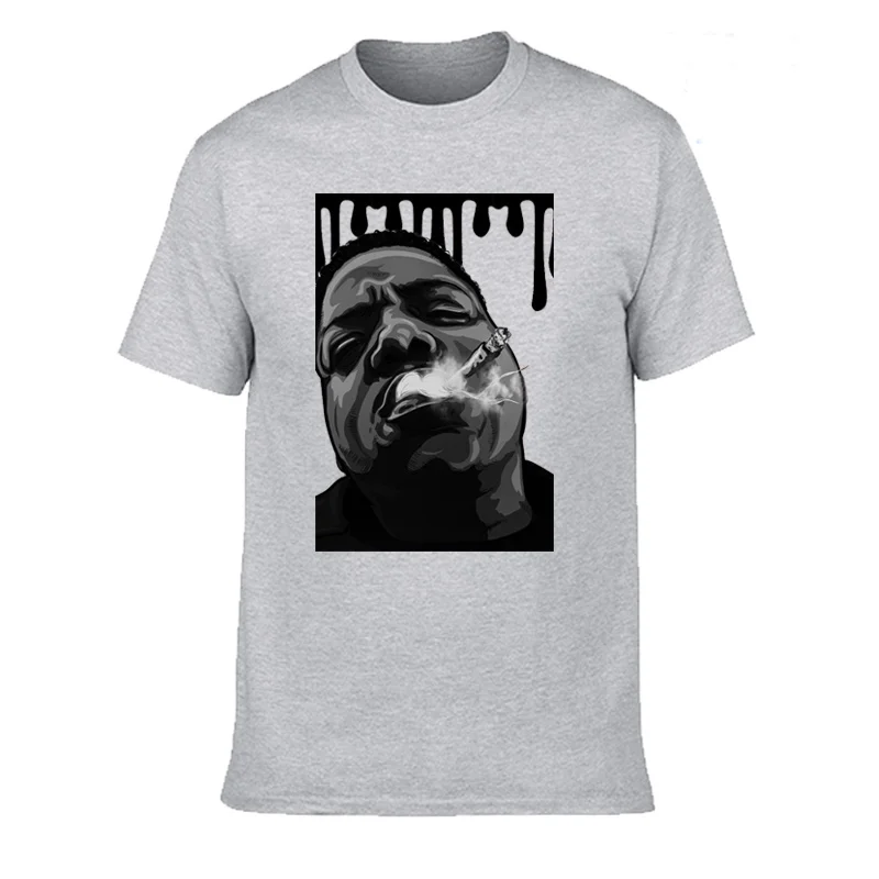 Новый Известный B.I.G. Мужская футболка Biggie Smalls Rapper в стиле хип хоп новые хлопковые
