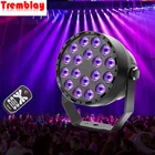 DMX512 эффекты ультрафиолетового освещения 18 светодисветодиодный, эффект освещения для сцены, фонарь, УФ-проектор, точесветильник светильник, звуковая активация, светильник для дискотеки