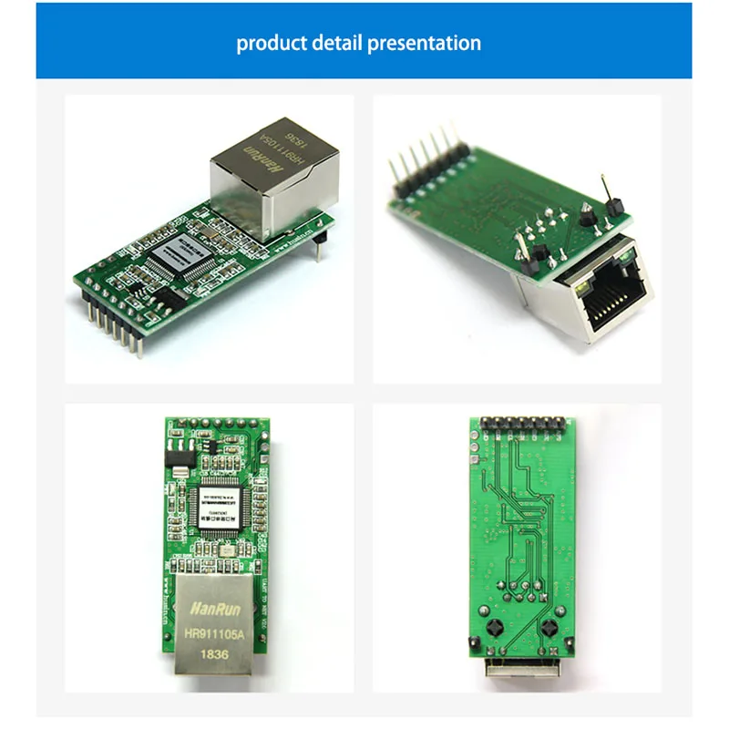 Прозрачный модуль передачи RJ45 в TTL последовательный порт для модуля Ethernet сетевой