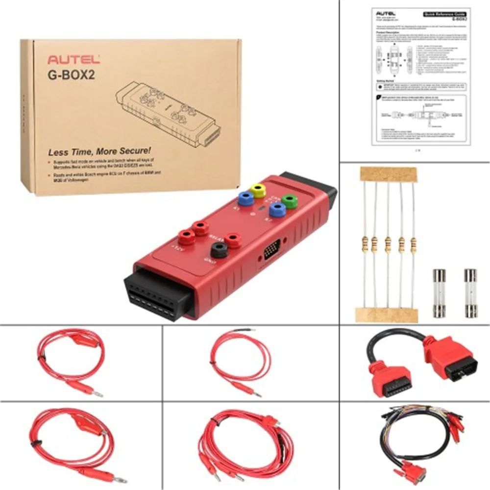 Автомобильный инструмент Autel G BOX2 GBOX2 для работы с утерянными ключами MB вместе с программаторами MaxiIM IM608 IM508 ADVANCED IMMO & KEY.