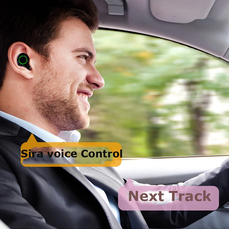 Удивительные новые 3D стерео наушники TWS 5 0 Bluetooth Спортивные Беспроводные Аудио