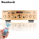 CLAITE Проекторы для домашнего кинотеатра 110V220V HI-FI аудио стерео bluetooth MP3FM радио с пультом дистанционного управления Управление для автомобиля грузовика KTV Hom