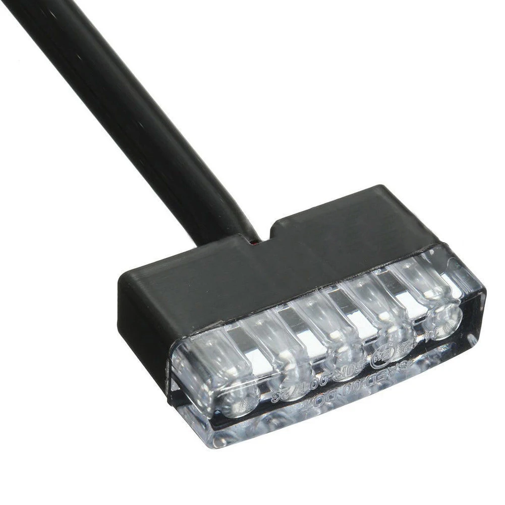 

Safety Bike Scooter 5 LED 12V Universal Easy Install Motorcycle Tail Accessories Brake Light