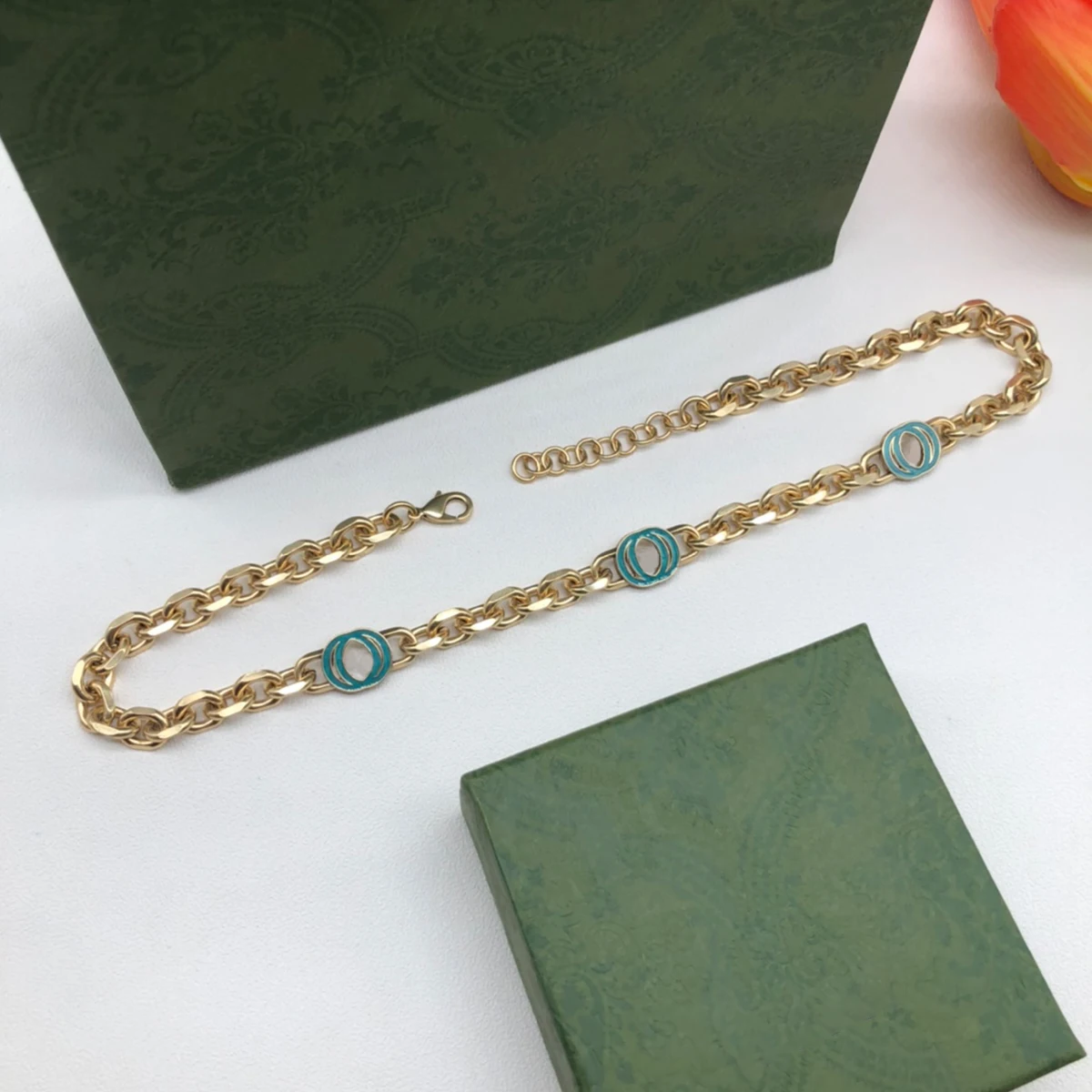 

S925 standard Sterling Silver brand luxury 2021 high end jewelry men's and women's Party Gift Necklace