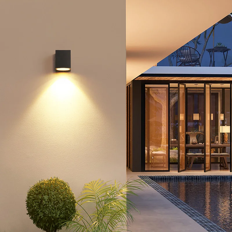 Промышленный настенный светильник наружный современное садовое освещение