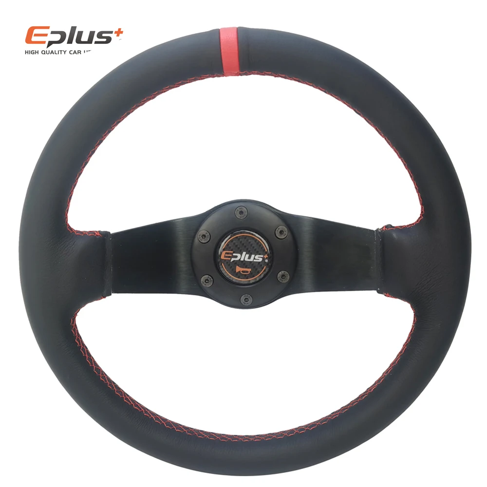 EPLUS Автомобильный руль Стайлинг спортивный гоночный тип ПВХ Универсальный 13