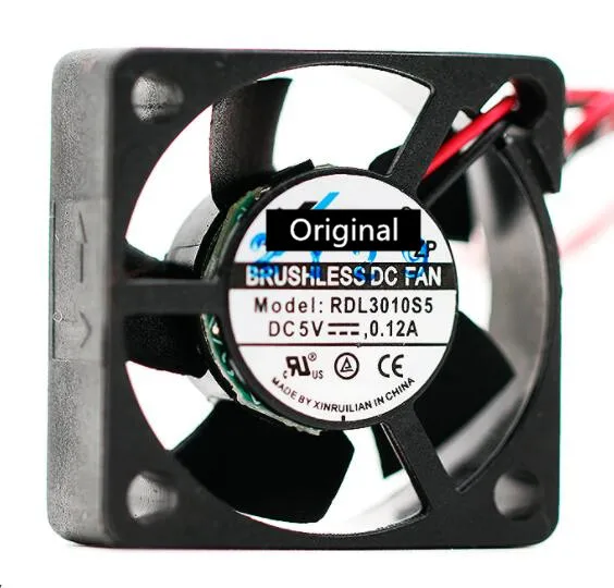 Оригинальный новый 100% рабочий бесшумный охлаждающий вентилятор Rdl3010s5 5 в 0,12 а 3010 30 мм 9800 об/мин