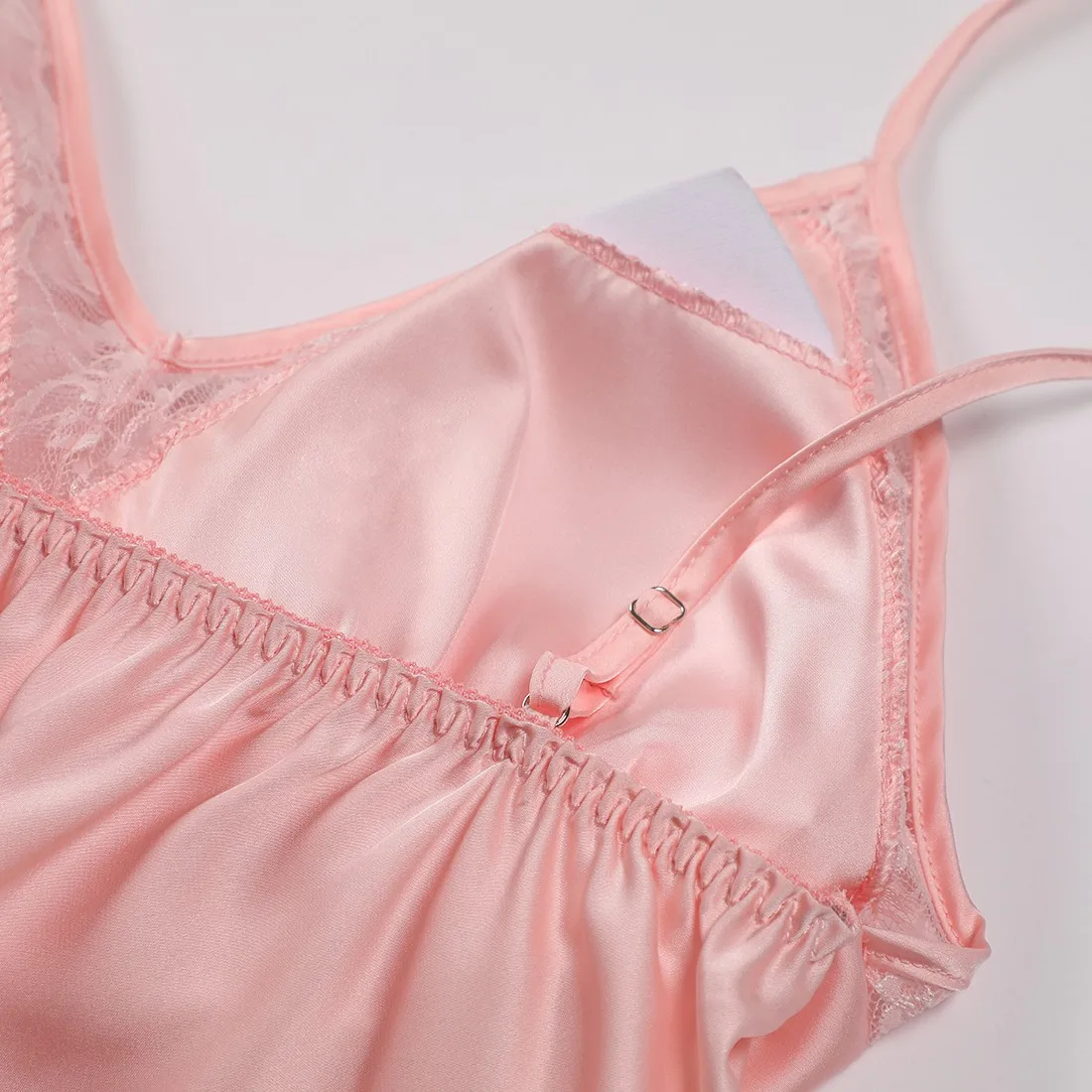 

Pajamas 4-piece Set Women Sleepwear Sexy V-neck Pyjamas Home Clothing 2021 New Spring Summer Robe&Suspender Strap Sleep Set