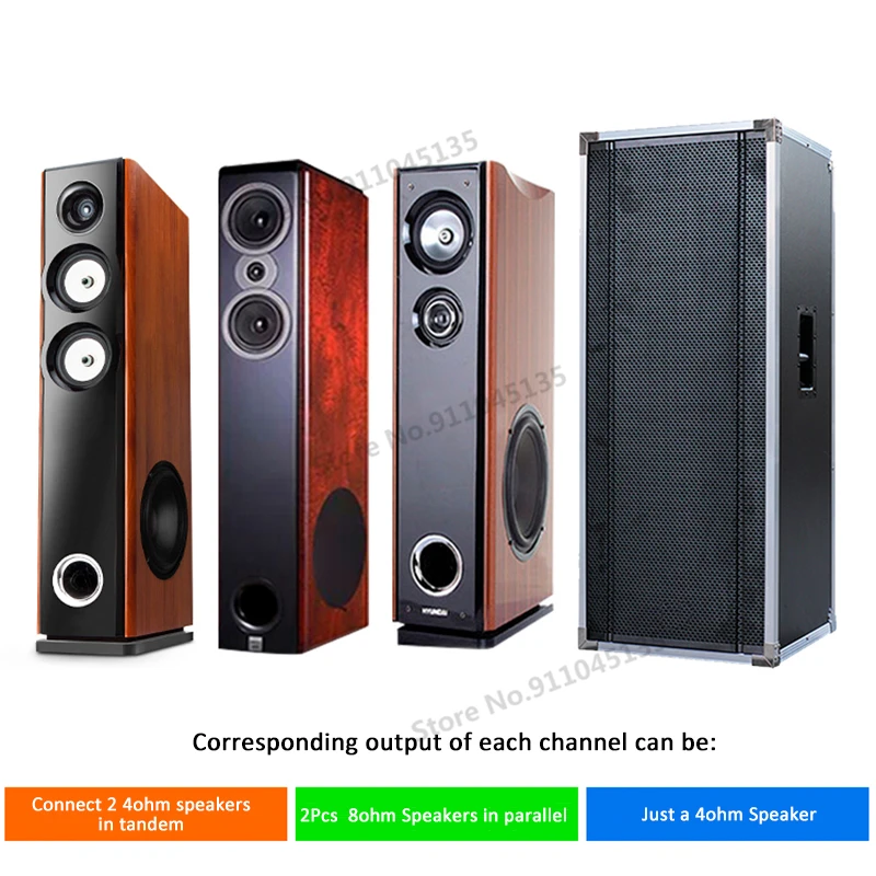 350 Вт аудиоделитель частоты зеленая прочная фотомагнитола для самостоятельной