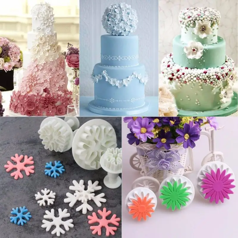 Инструменты для украшения 94 шт. Скалка теста полный набор Плунжер