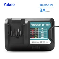 battery fast charger for makita 10 8v 12v tool batterys charging dc10wd bl1015 bl1016 bl1021b bl1041b 40w 3a current