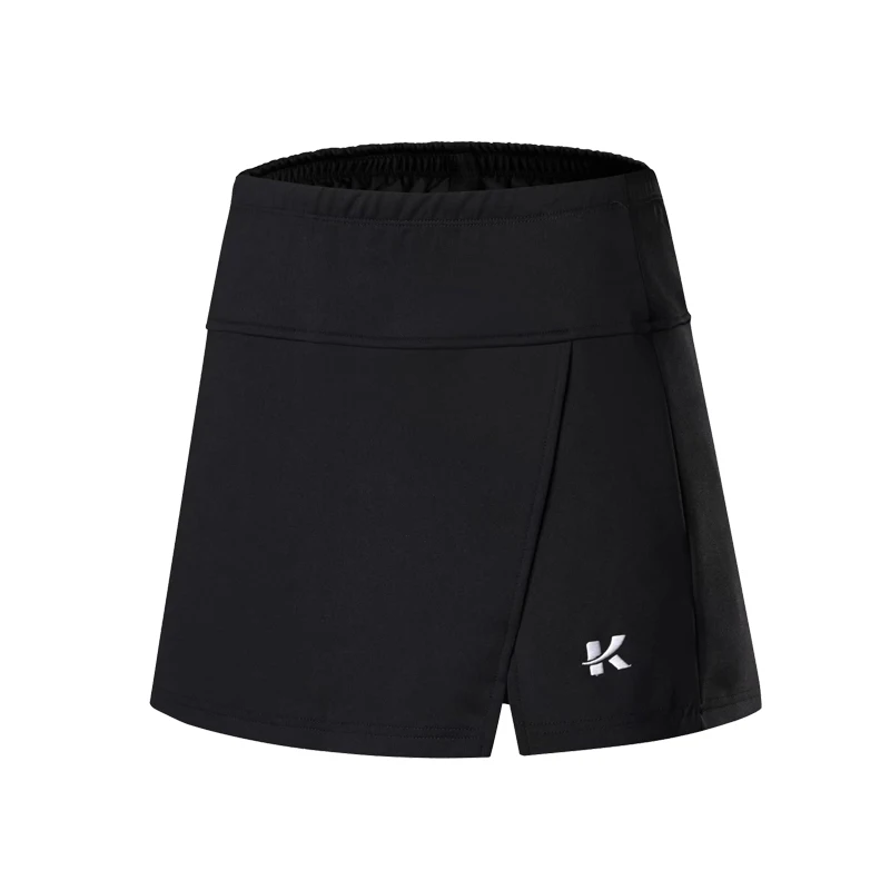 Black A skirt Новые юбки для бадминтона, быстросохнущие и пропускающие воздух спортивные юбки и полиэфирные быстросохнущие юбки для тенниса - Цвет: Black A skirt