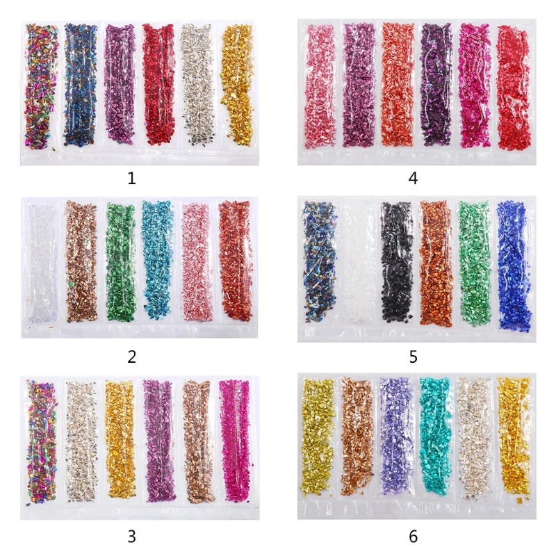 

Поделки своими руками, украшение для ногтей, сломанный Стекло камни с украшением в виде кристаллов УФ-отверждаемая эпоксидная смола наполн...