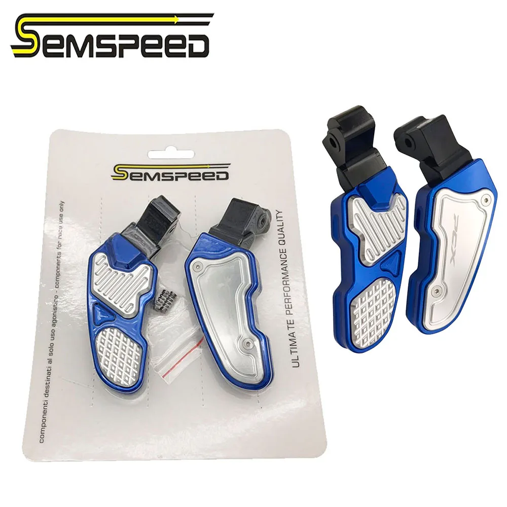 SEMSPEED сзади стопы ног педаль для Honda PCX 125 150 PCX125 PCX150 мотоциклетные Задние подножки шаги ног пластина