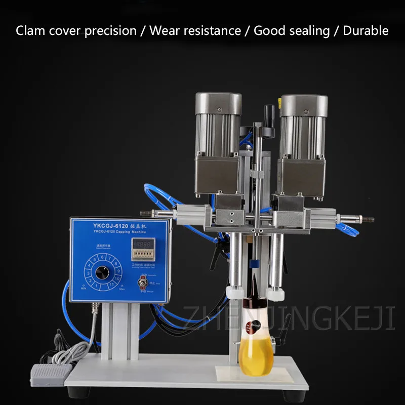 

Duckbill Bottle Capping Machine Pneumatic Semiautomatic Laundry Liquid Lid Capping Machine Print Head Cover Capping machine