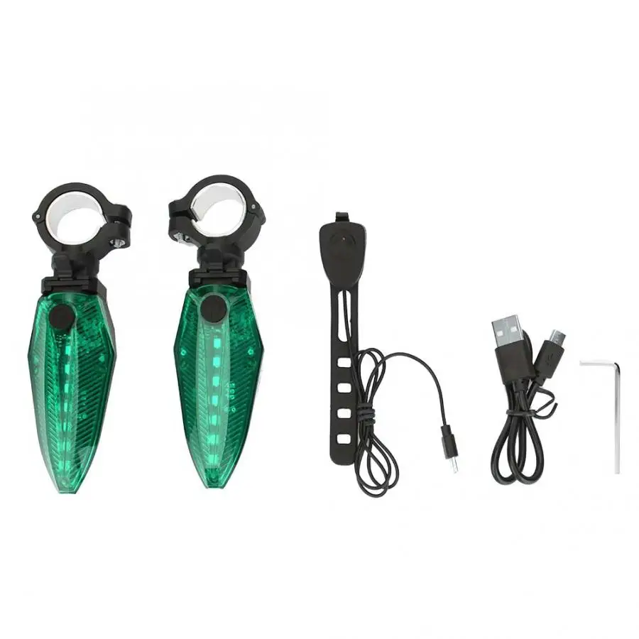 Супер яркий одна пара водонепроницаемый светодиодный велосипедный руль ручки