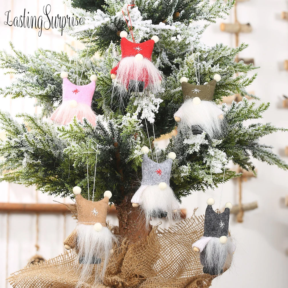 2020 рождественские безликие Куклы Орнамент скандинавские земли Бог Санта Клаус