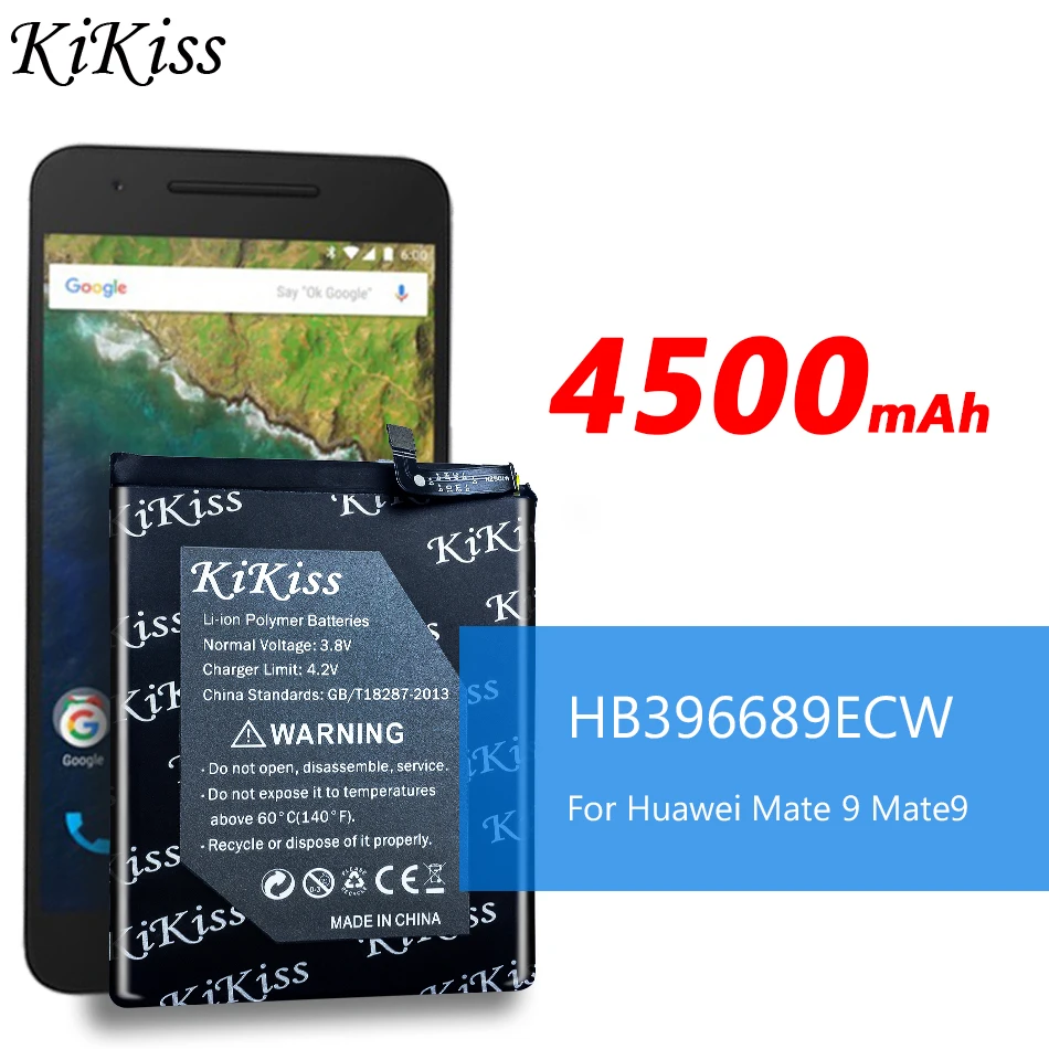 Аккумулятор HB396689ECW 4500 мАч для Huawei Mate 9 Y7 Prime 2017 Mate9 Pro Honor 8C Y9 2018 версия Enjoy 7 plus